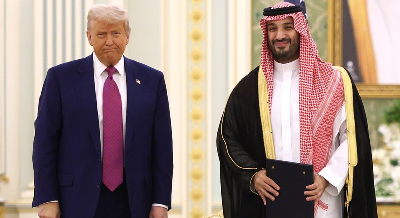 The US president is in the Middle East for a trip where several deals are taking place.Win McNamee/Getty Images