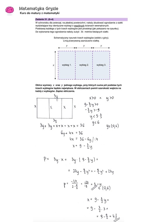 Matura 2024. Matematyka - poziom podstawowy [ARKUSZE CKE i ODPOWIEDZI] 31