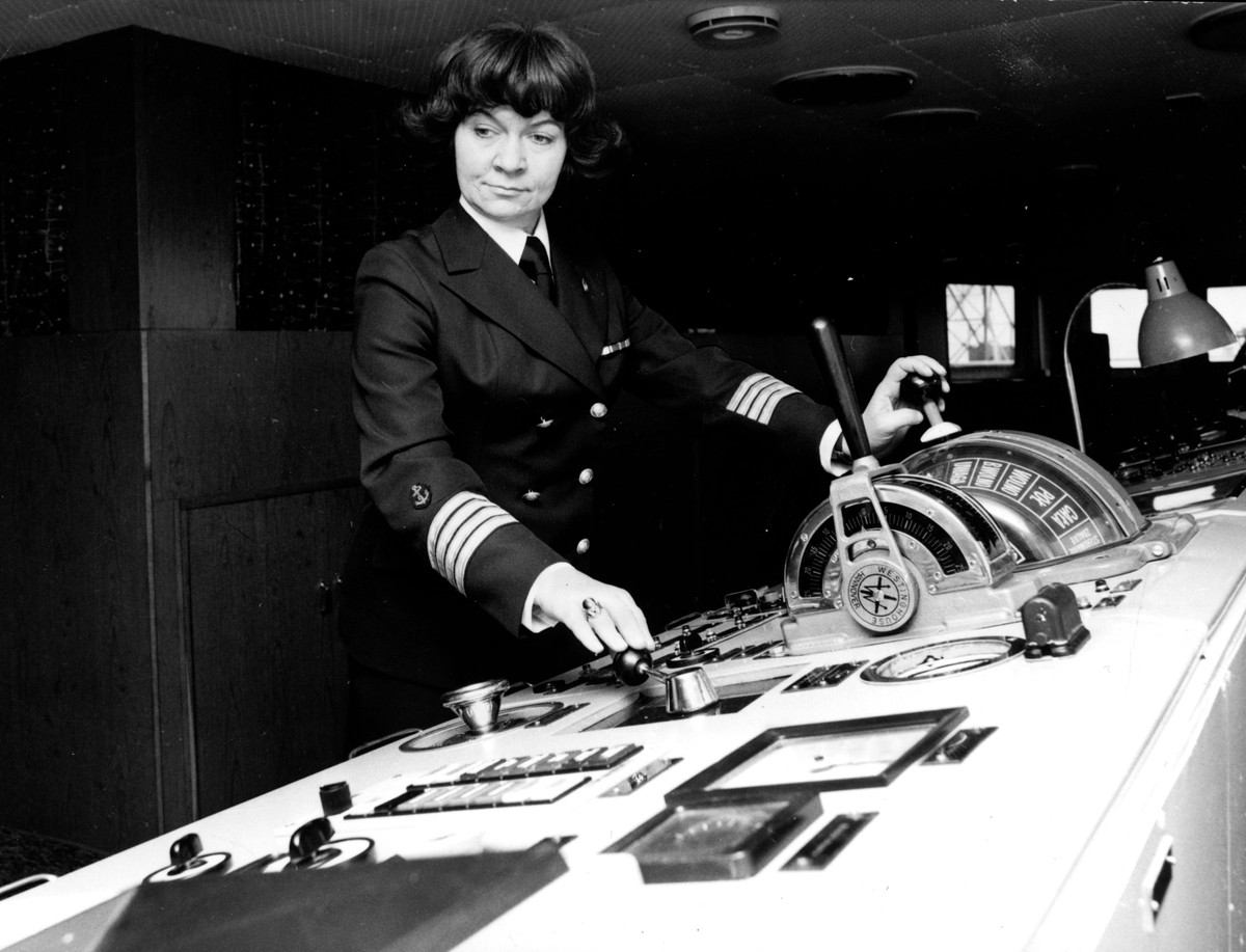 Danuta Walas-Kobylińska kapitanem została 16 lutego 1962 r.