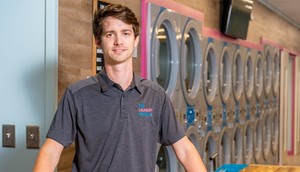 The author first started a laundry business in college.Courtesy of Alex Smereczniak
