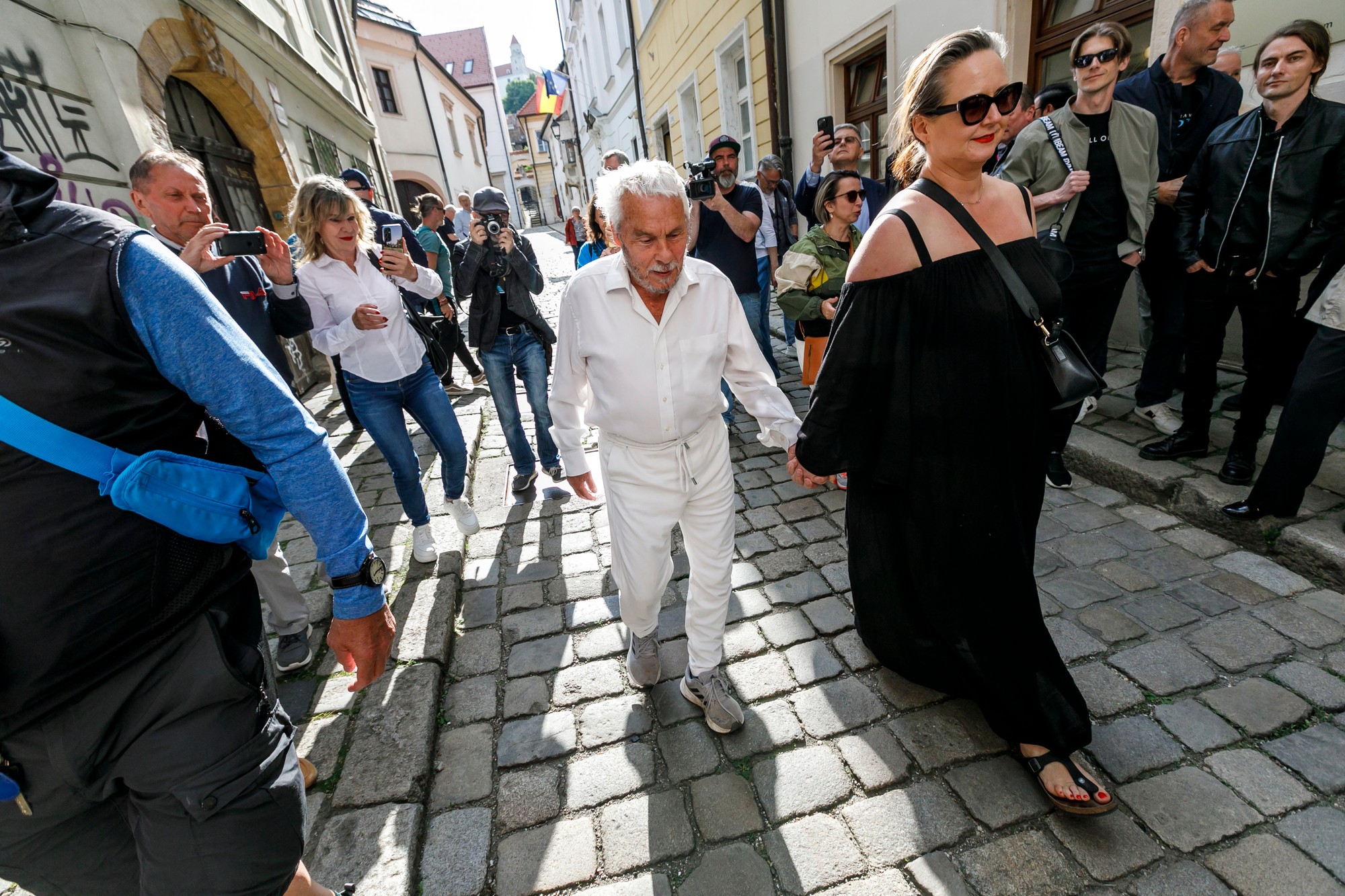 Fotograf Jan Saudek a jeho manželka Paulína.