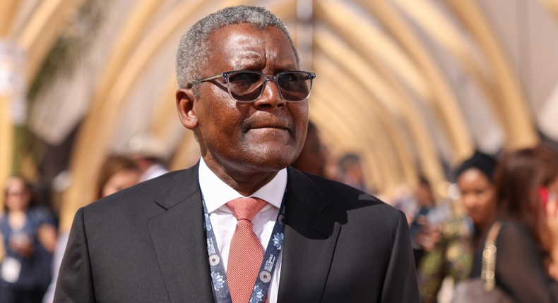 Aliko Dangote, alongside other African billionaires listed in TIME’s top 100 philanthropists [Getty Images]