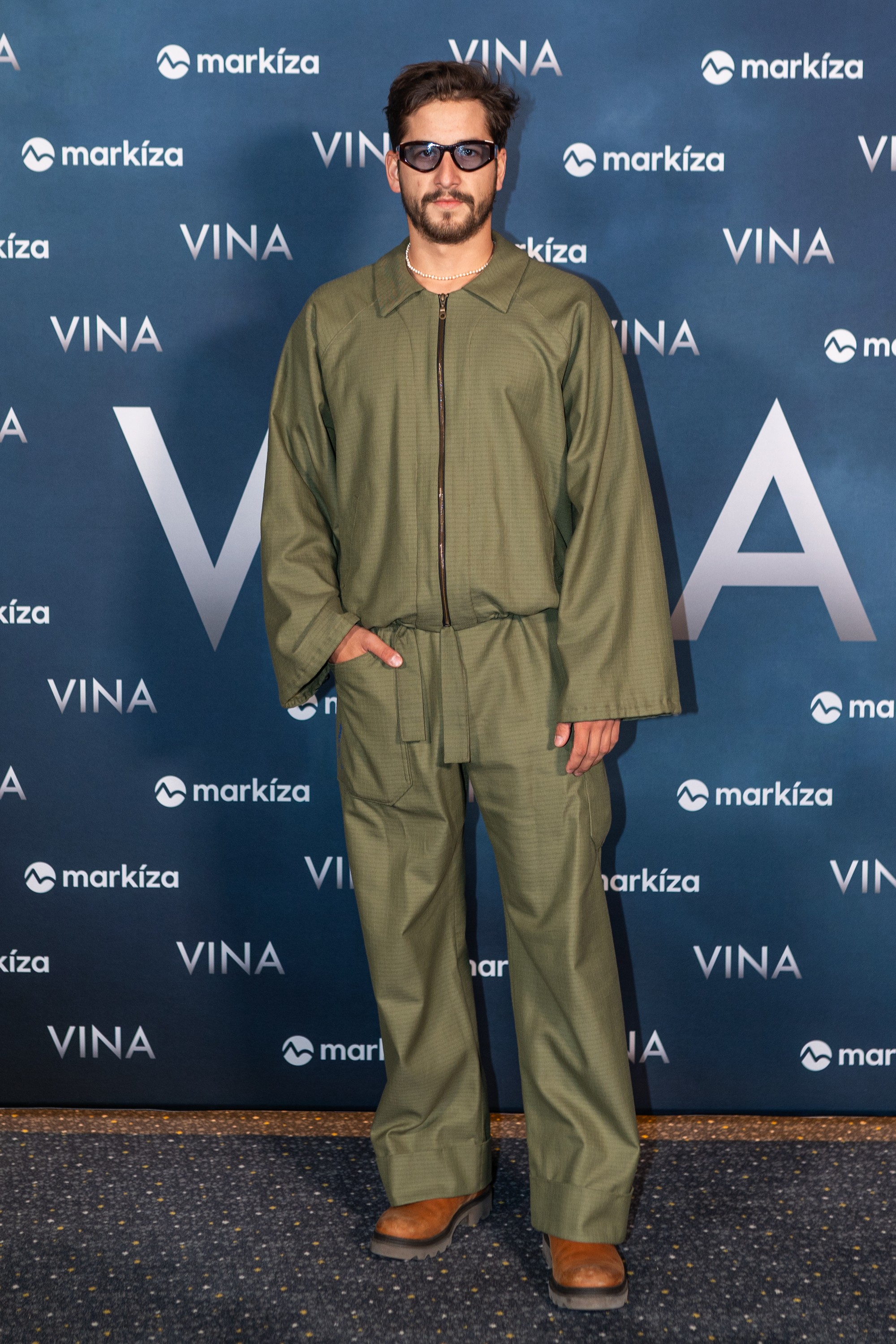 Jakub Jablonský na premiére seriálu Vina.
